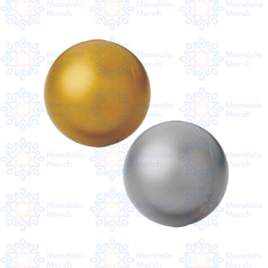 Pelota Dorado y Plateado Antiestrés AES174