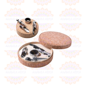 Set de Vino con Estuche de Corcho SVI020